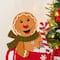 Glitzhome® 34.5" Wooden Christmas Gingerbread Man on Coffee Cup Porch Decor